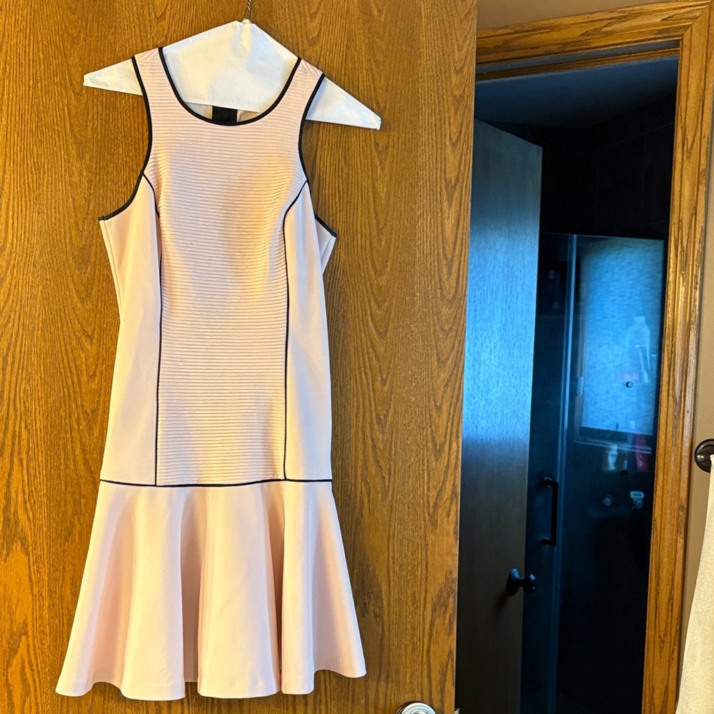 Banana Republic Light Pink Sleeveless Midi Dress